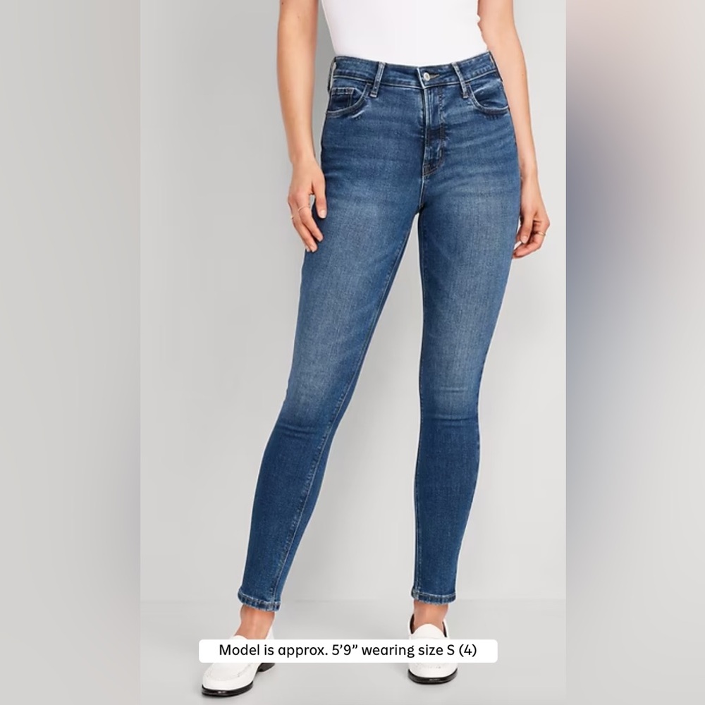 Old Navy High-Waisted Rockstar Super Skinny Jeans - Size 14